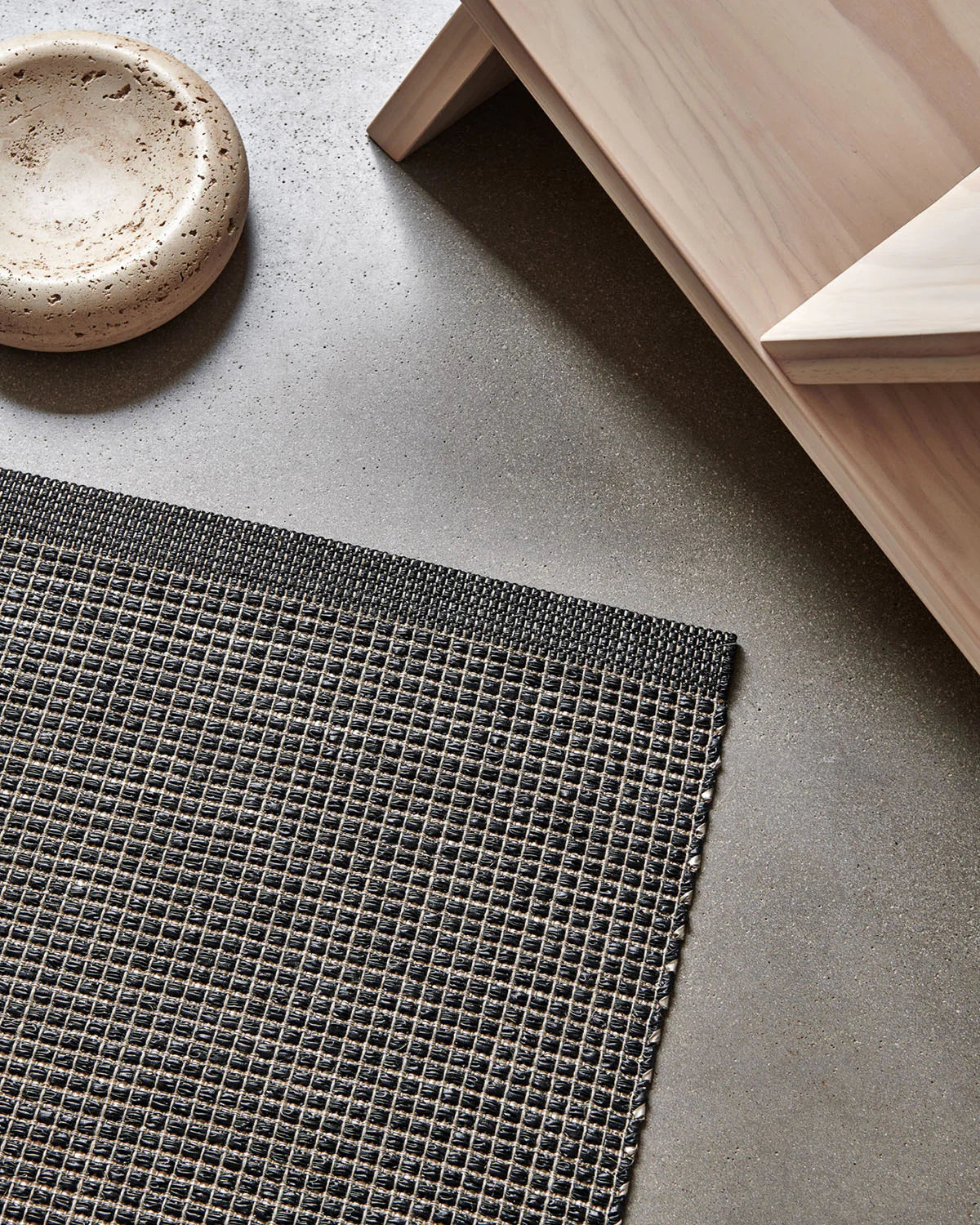 שטיח Emm Rug Black/Linen (Medium)