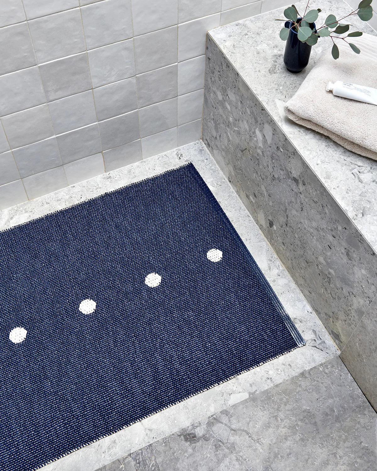 שטיח דו צדדי Peg Rug Dark Blue/Vanilla (Medium)