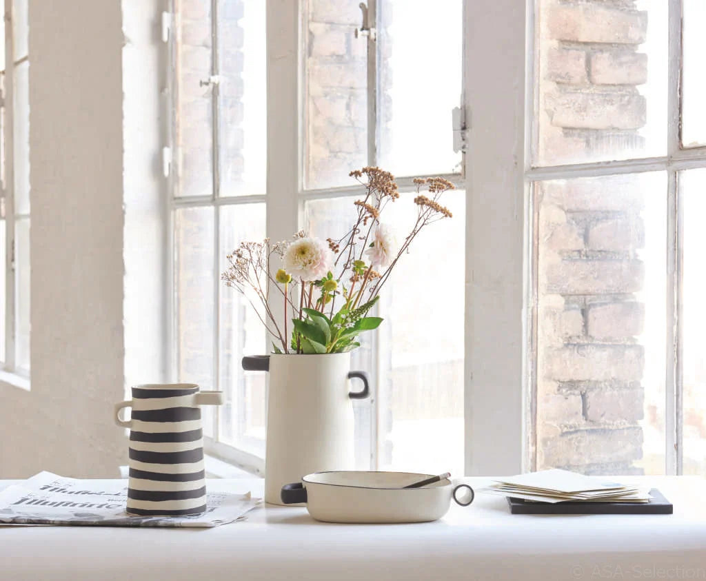 אגרטל Rayu Vase Beige (Small)