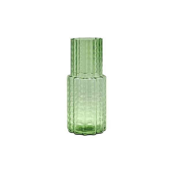 אגרטל Vase 05 Green Transparent Waves