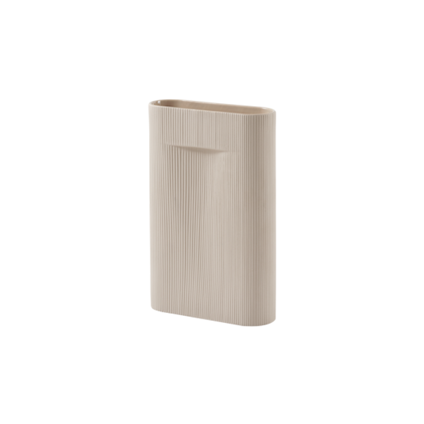 אגרטל Ridge Vase Beige (Large)