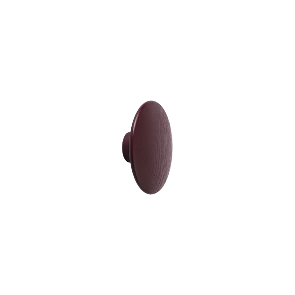 מתלה Dots Wood Burgundy Ø17cm