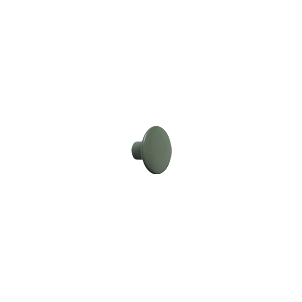 מתלה Dots Wood Dusty Green Ø9cm