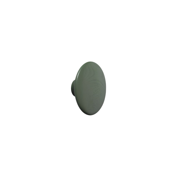 מתלה Dots Wood Dusty Green Ø17cm