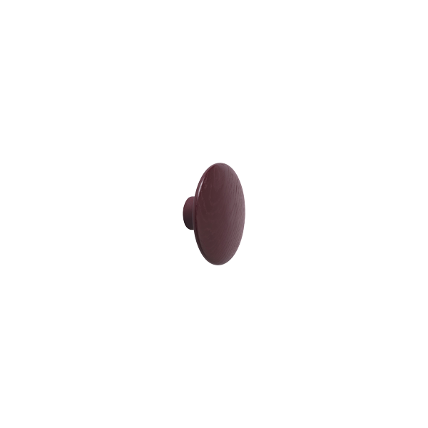 מתלה Dots Wood Burgundy Ø13cm