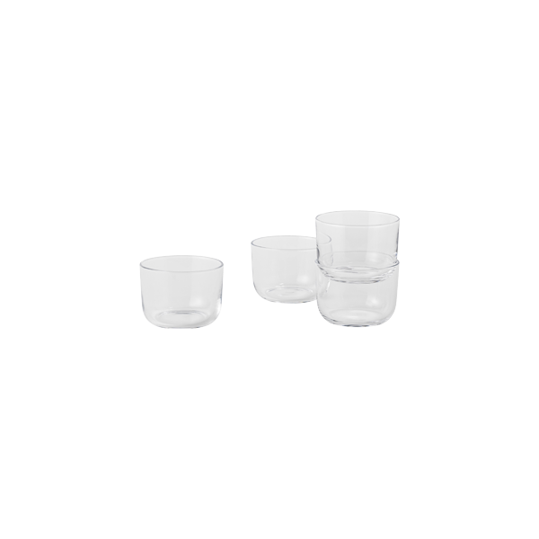 סט 4 כוסות Corky Glasses Clear (Low)