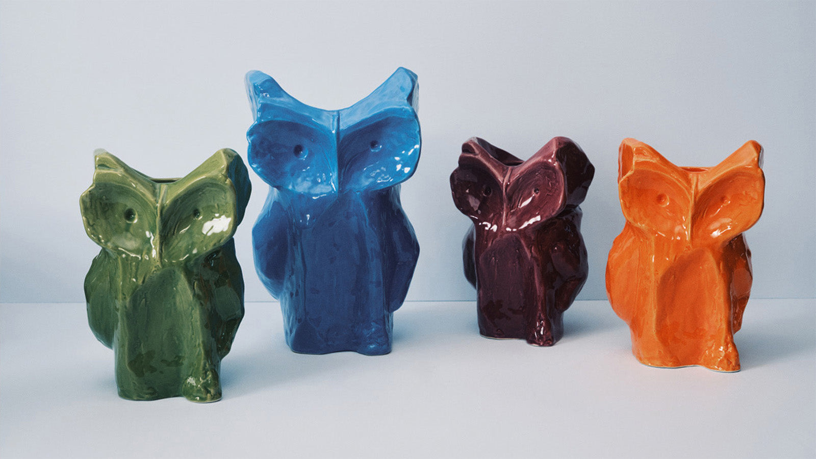 אגרטל ינשוף After Midnight Vase Blue (Small)