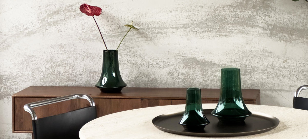אגרטל Spinn Vase Green (Small)