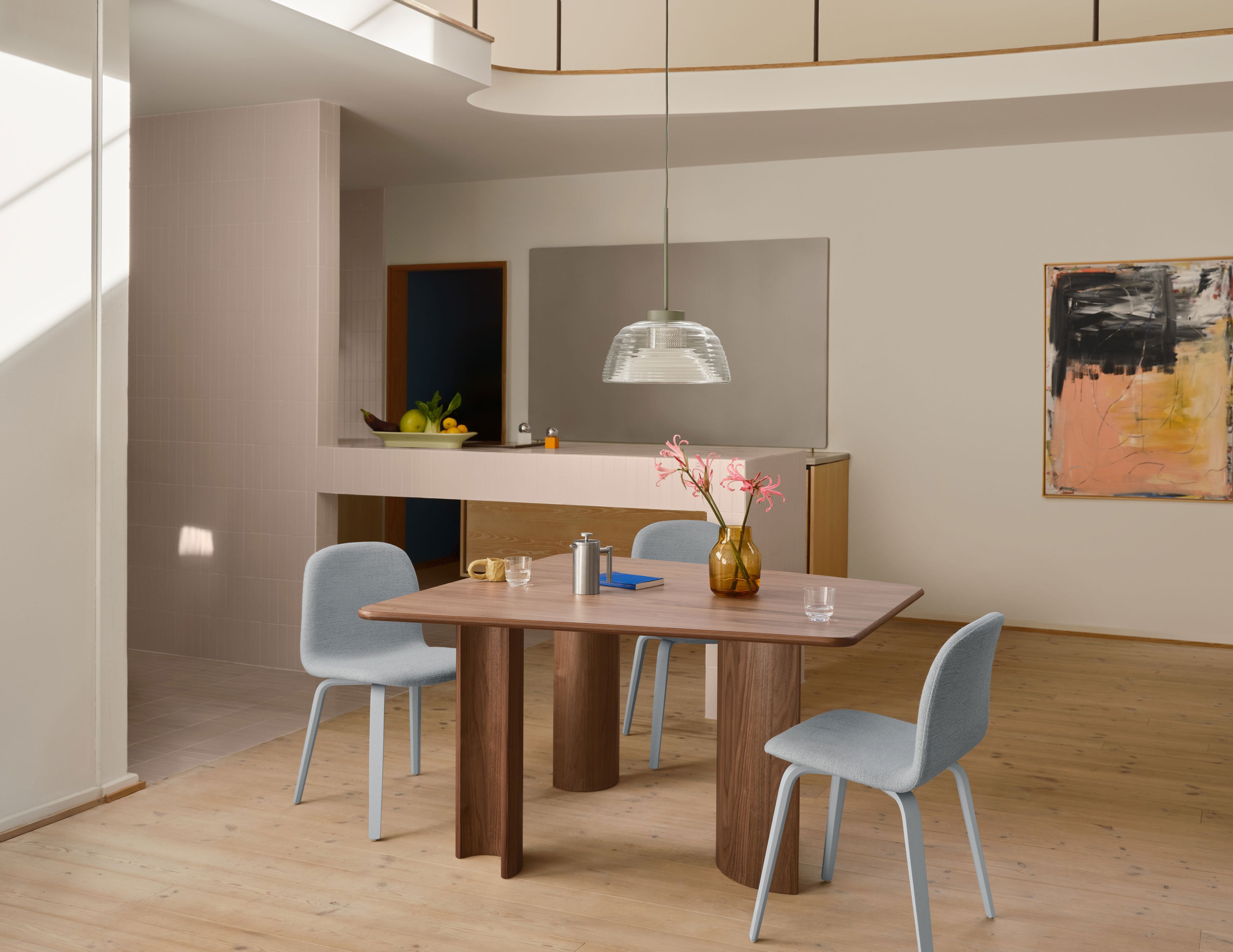 מנורה Two Layer Pendant Lamp Black