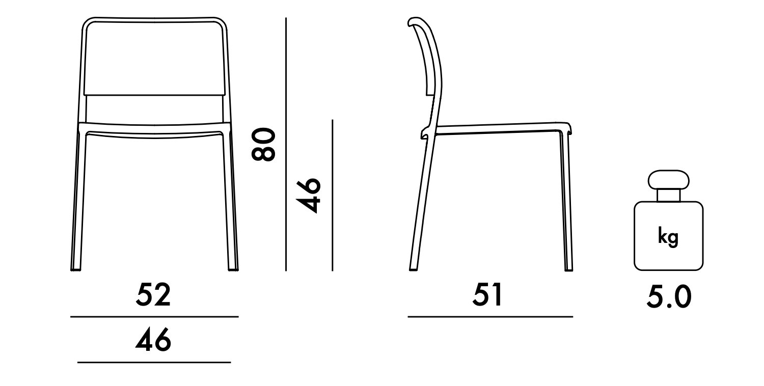 כיסא Audrey Chair Black