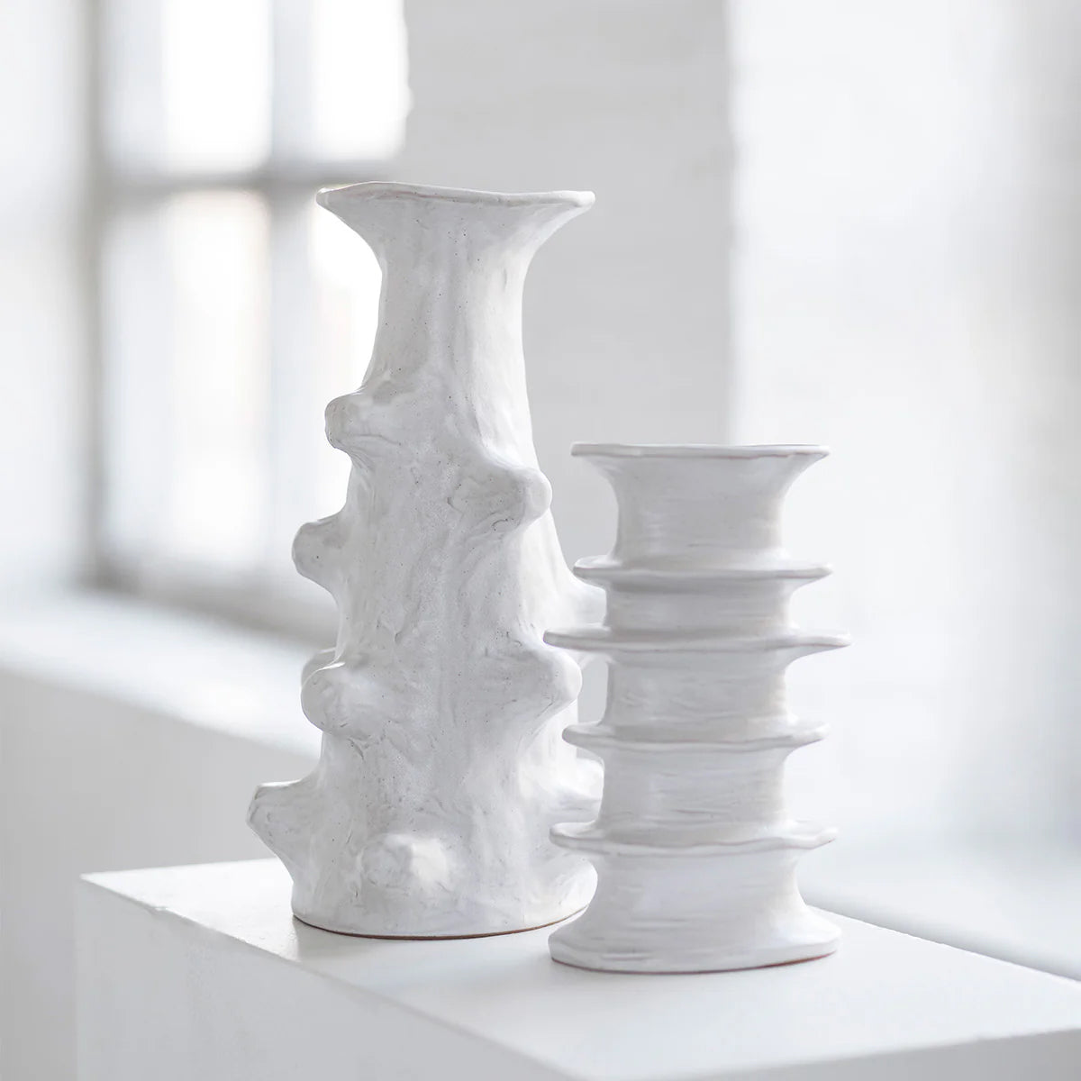 אגרטל Billy Vase 04 White (Small)