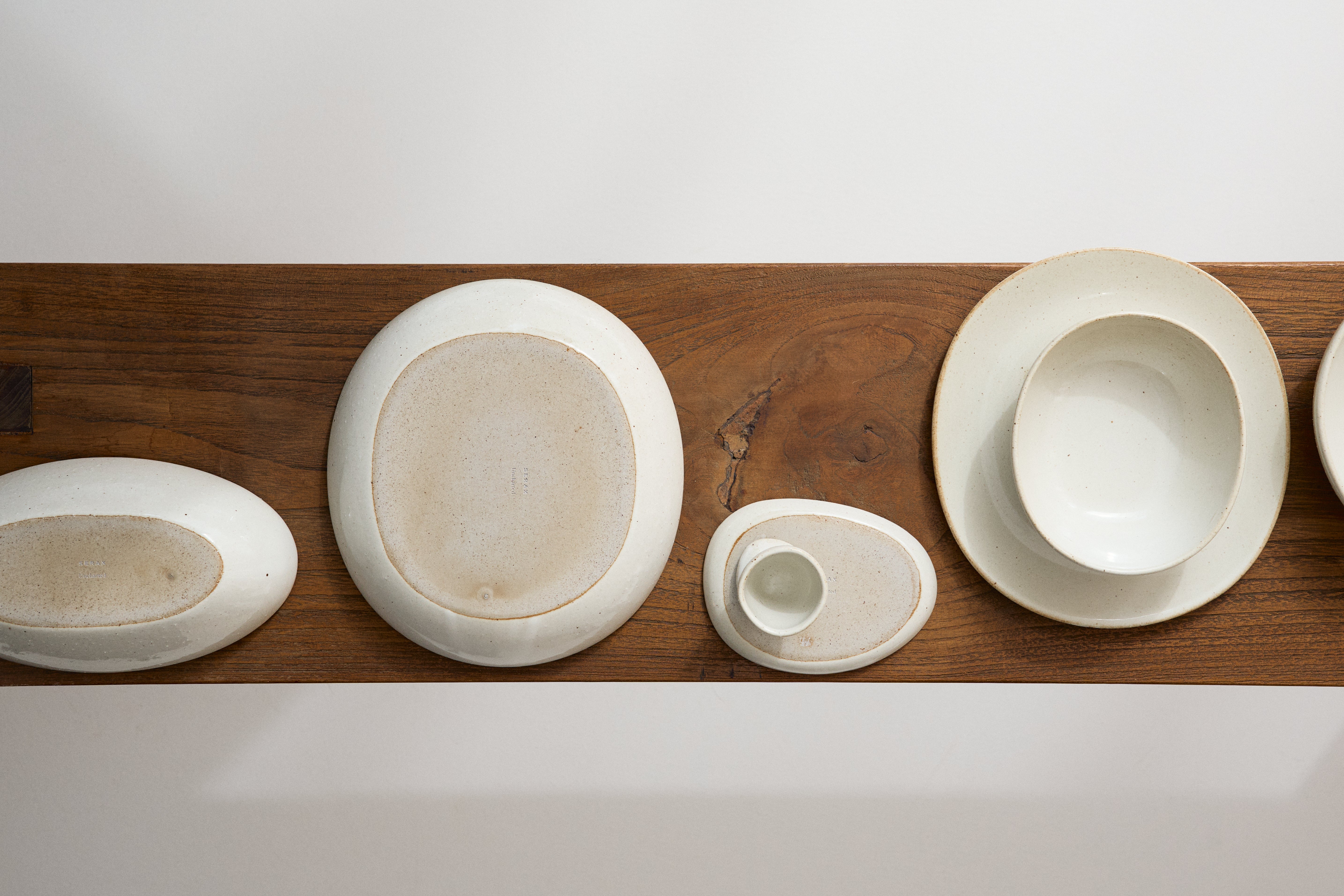 קערה אובלית עמוקה Oval Serving Bowl Off-White
