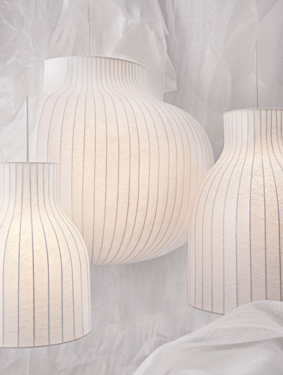 מנורה Strand Pendant Lamp Closed / Ø 45 cm White