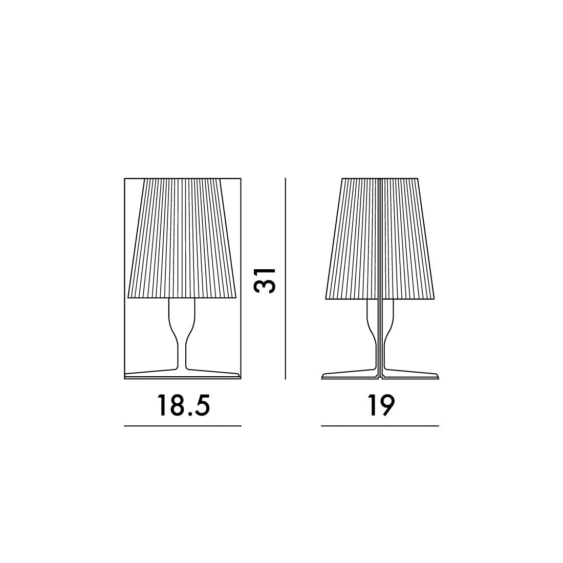 מנורת שולחן Take Amber