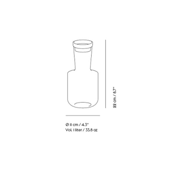קנקן Raise Carafe Dark Blue