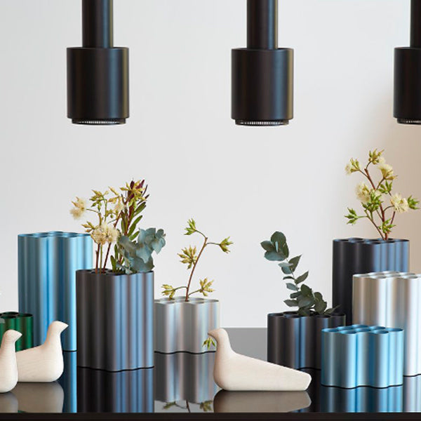 אגרטל Nuage Vase Blue Steel (Large)