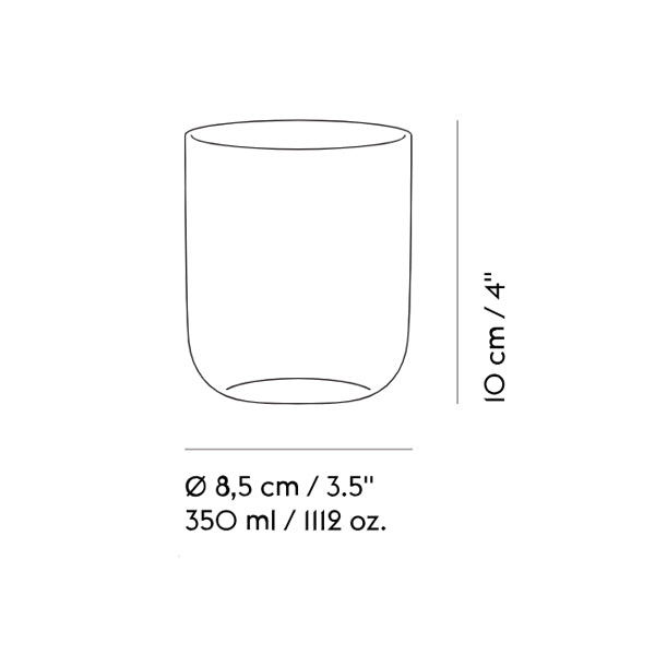 סט 4 כוסות Corky Glasses Clear (Tall)