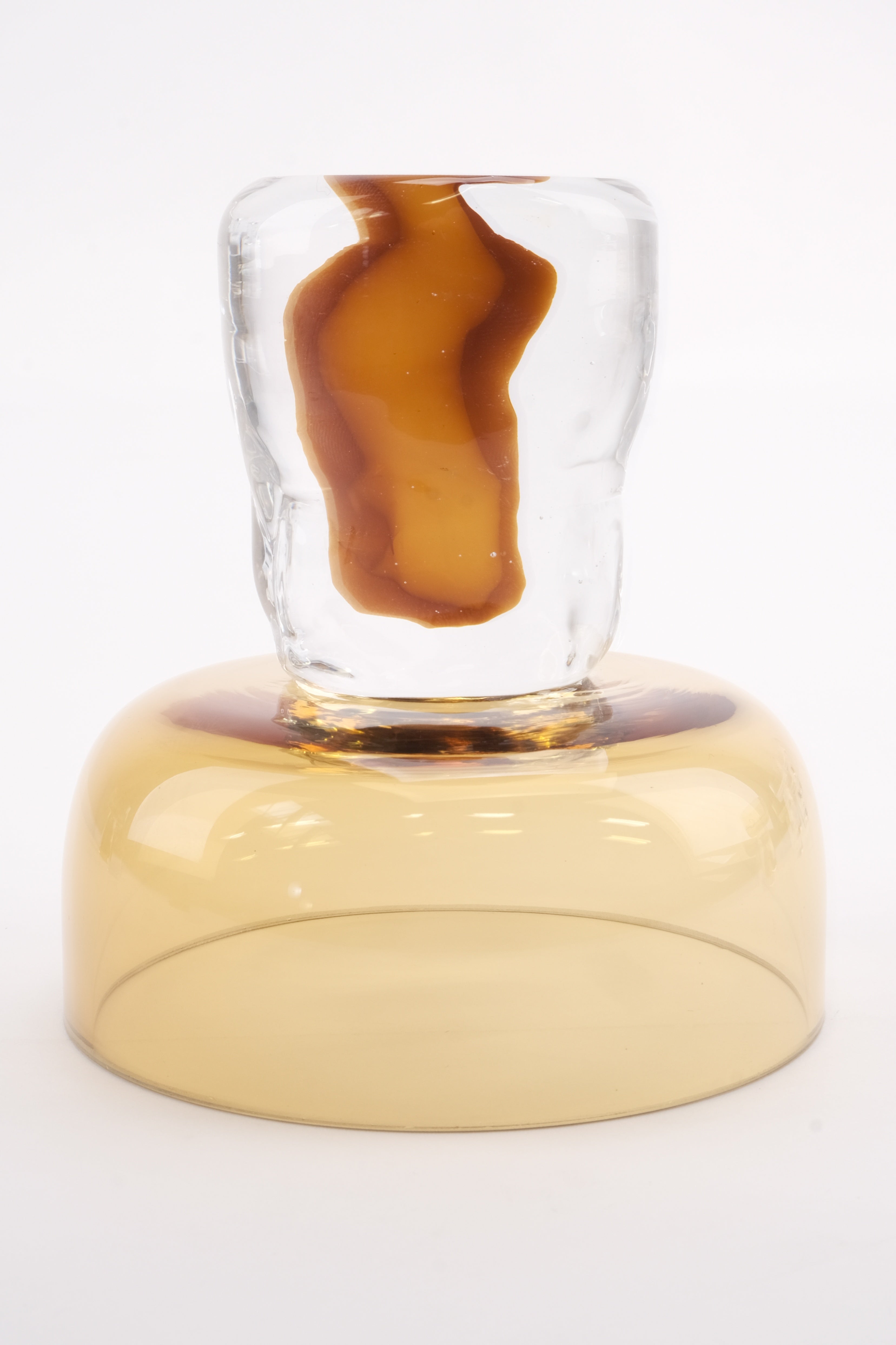 קערת הגשה Gusto Coupe Amber (Large)