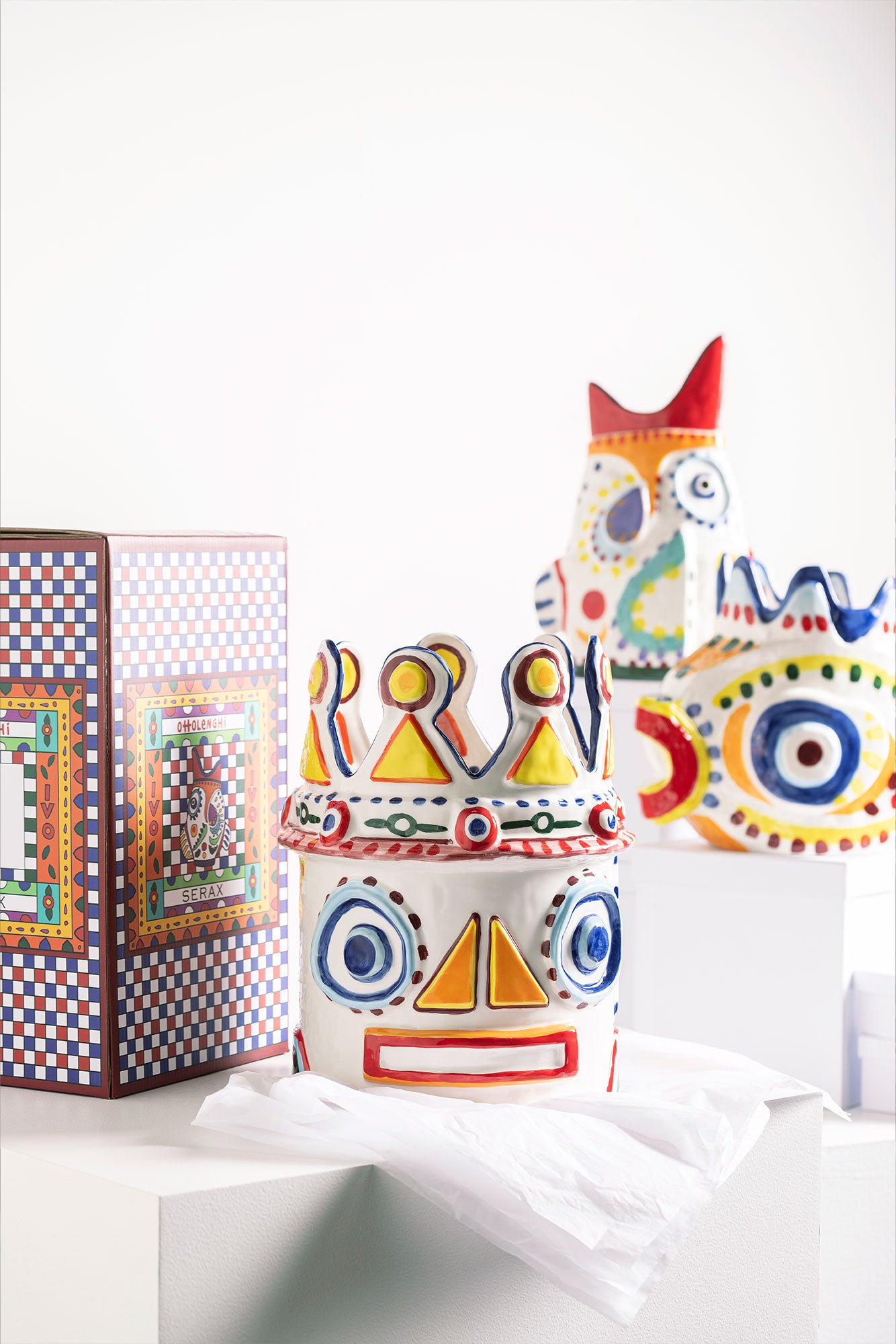 אגרטל דג צבעוני Vase 04 Mix Sicily
