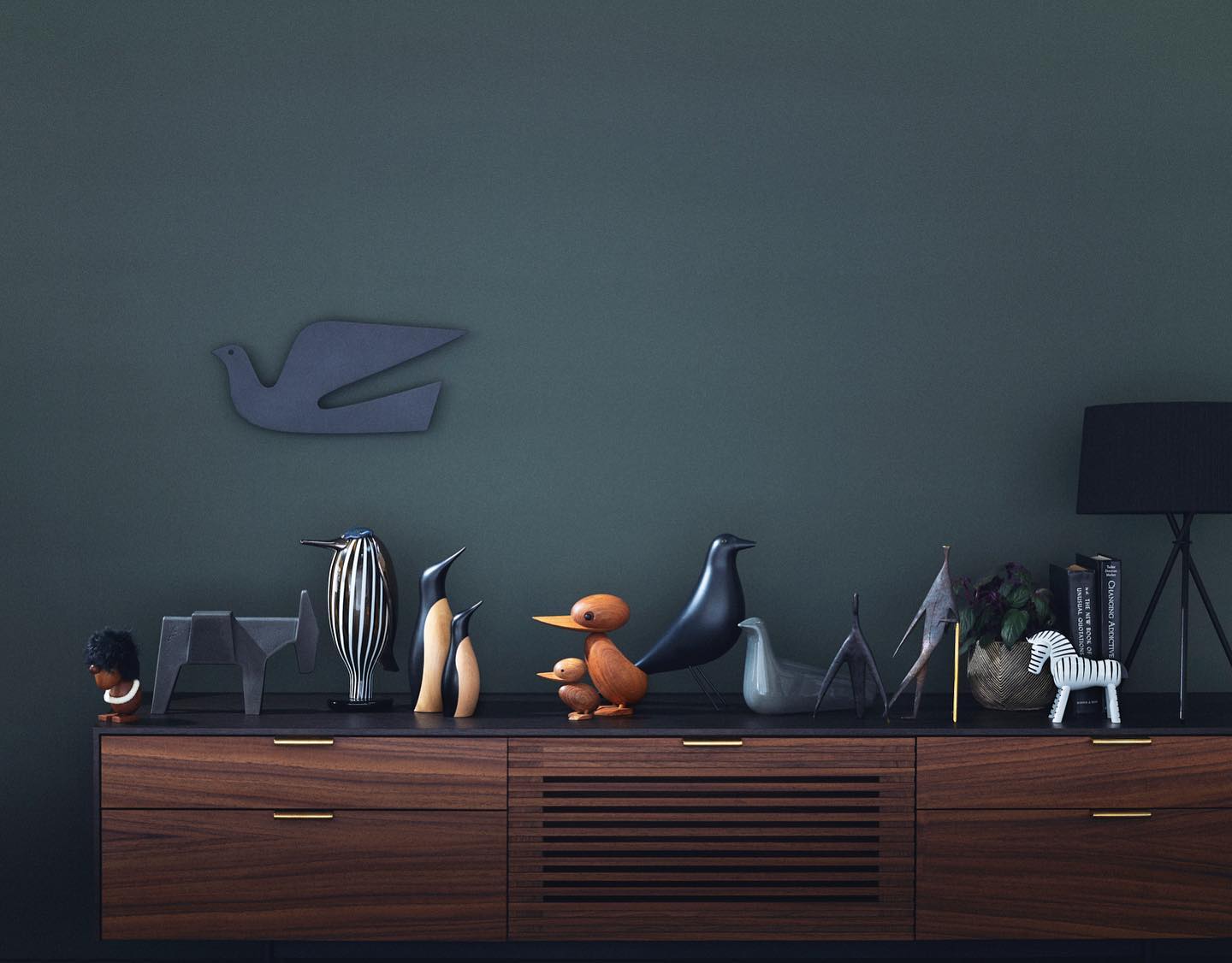 ציפור L'Oiseau Moss Grey Gloss
