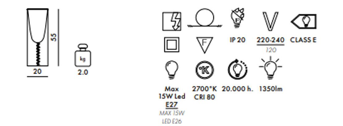 מנורת שולחן Toobe Lamp Crystal