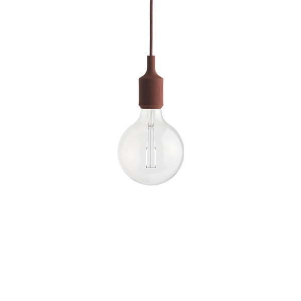 מנורה E27 Pendant Lamp Deep Red