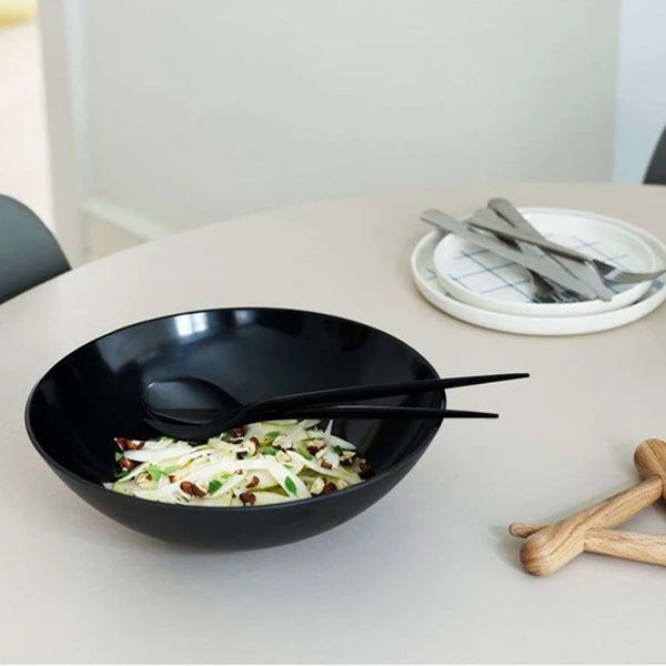קערה לסלט Krenit Salad Bowl Black Ø28cm