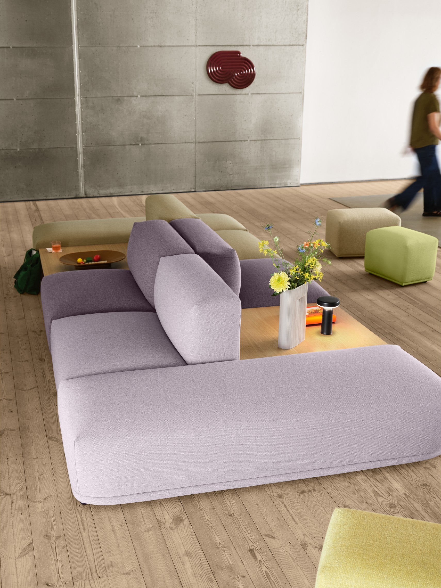 אגרטל Ridge Vase Beige (medium)
