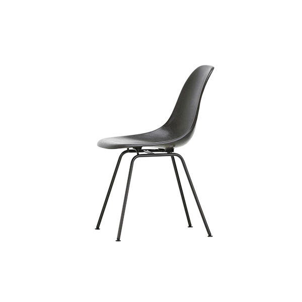 *כסא Eames Fiberglass DSX Elephant Hide Grey, Basic Dark