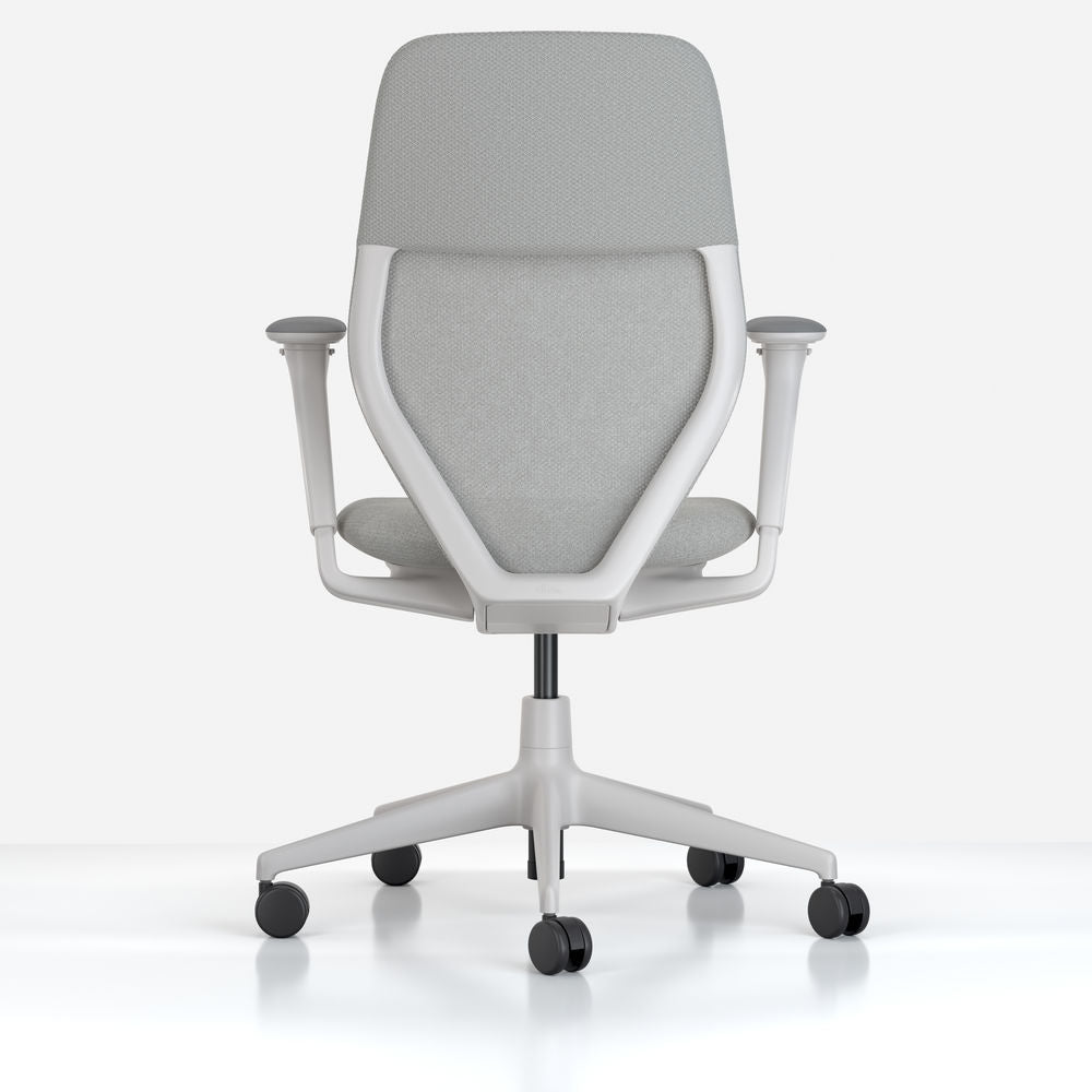 כסא משרדי ACX Mesh Light Grey Adjustable Arms