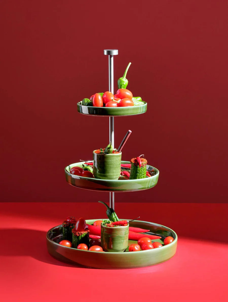 מעמד הגשה 3 קומות Grande etagere 3-Stufig Verde