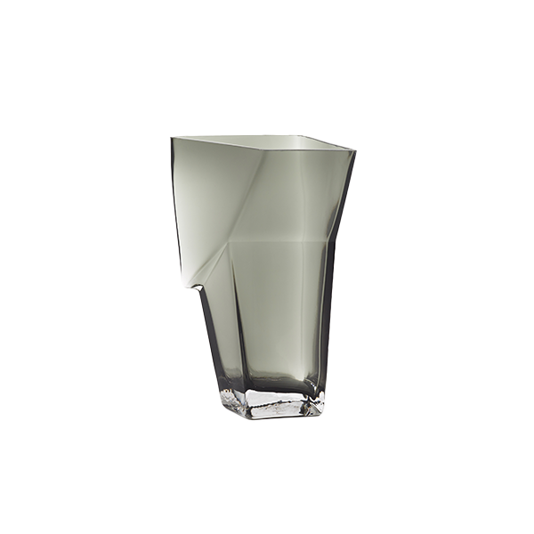 אגרטל זכוכית Dunk Vase 8 Grey