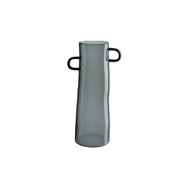 אגרטל Rayu Glass Vase Grey (Large)