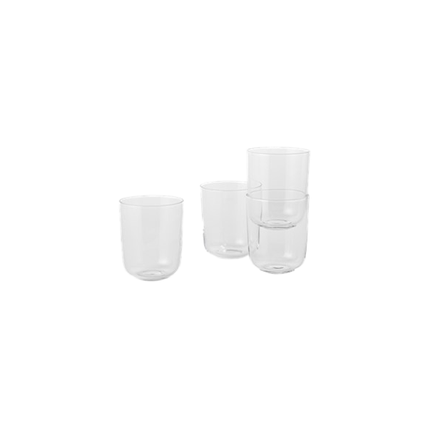 סט 4 כוסות Corky Glasses Clear (Tall)