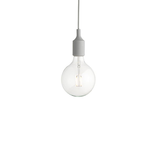מנורה E27 Pendant Lamp Light Grey