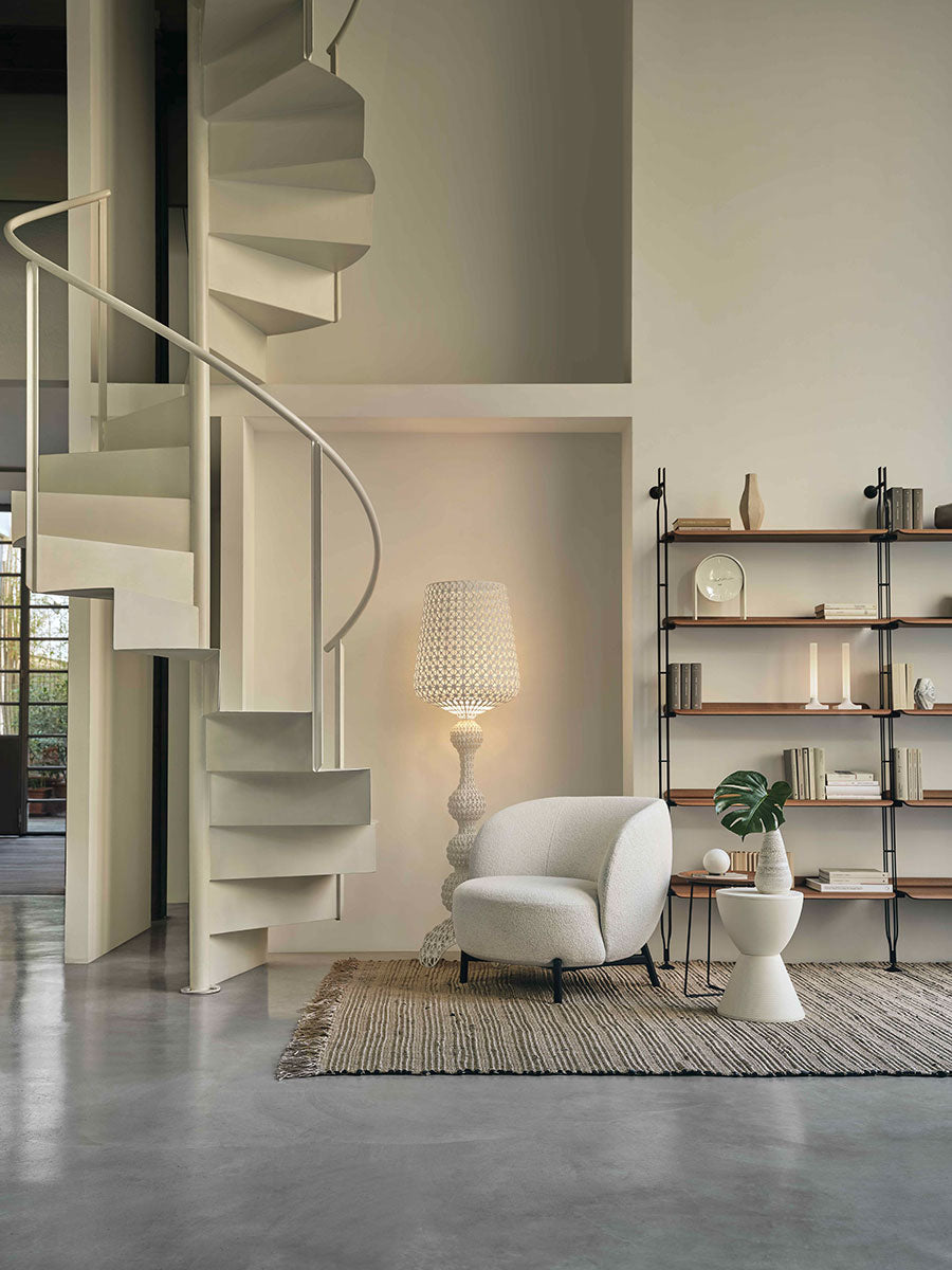 כורסא Lunam Armchair Curly Patricia Urquiola White