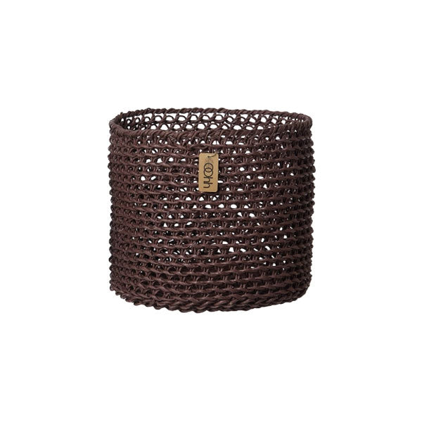 סלסלה Woven Paper Basket Fudge (Medium)