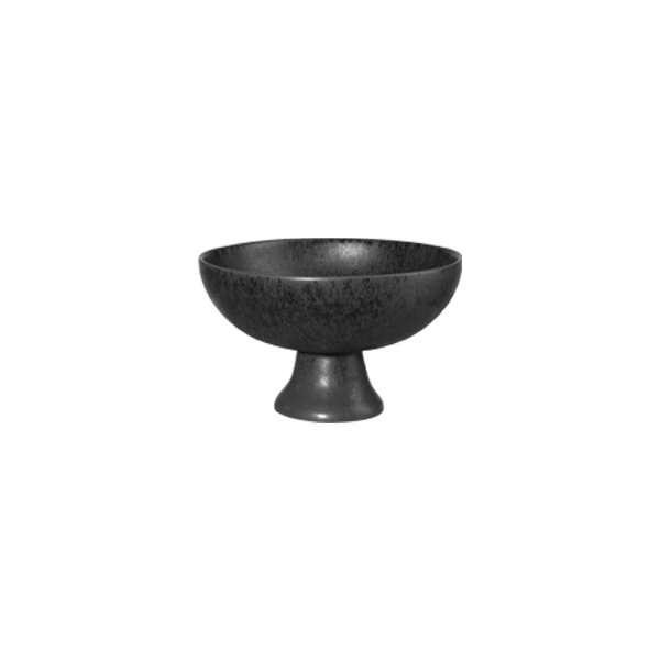 קערה על רגל Grande Bowl On Foot Black Iron (Medium)