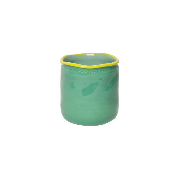 עציץ Flower Pot Mint and Chartreuse (Small)