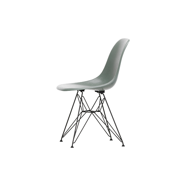 *כסא Eames Fiberglass DSR Sea Foam Green, Basic Dark