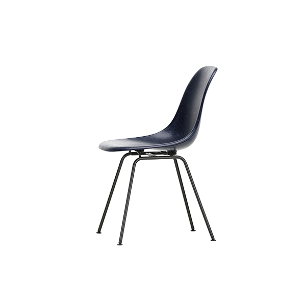 *כסא Eames Fiberglass DSX Navy Blue, Basic Dark