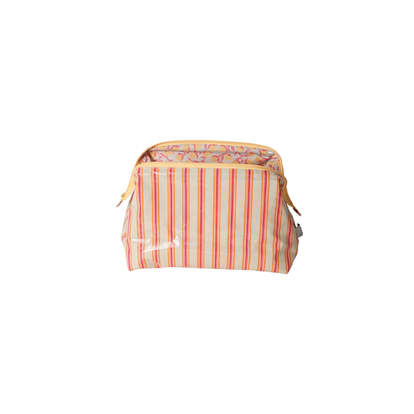 תיק בד גימור מבריק Strokes Sand Pink Medium 28x18x12