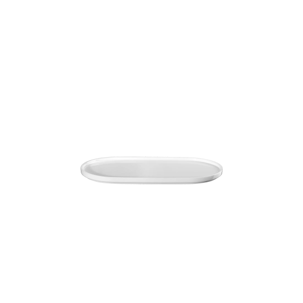 צלחת אובלית Opal Oval Plate White