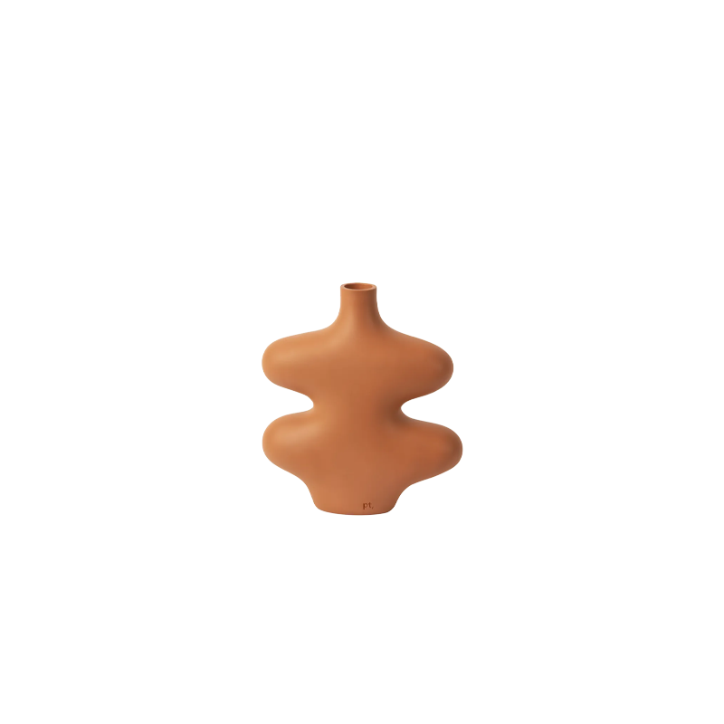 Vase Organic Curves Burnt Orange אגרטל (Small)