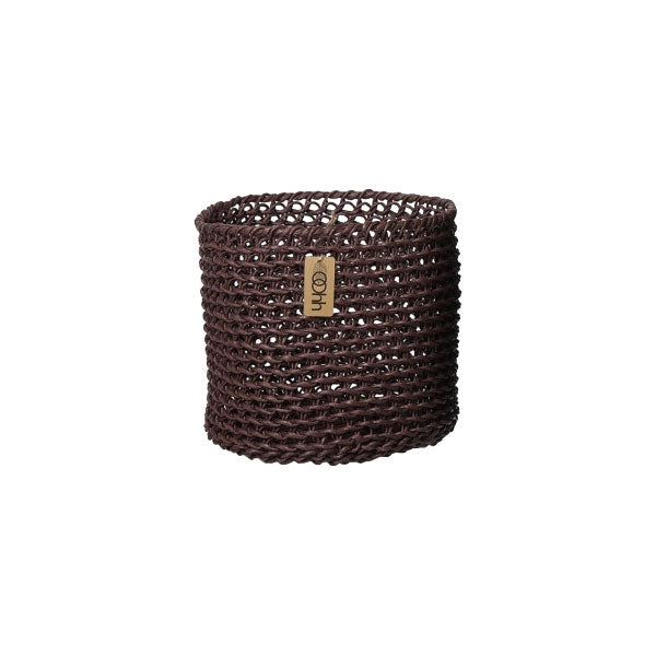 סלסלה Woven Paper Basket Fudge (Small)