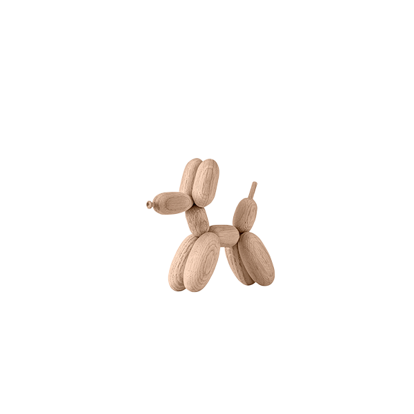 בובת עץ Ballon Dog Oak (Small)