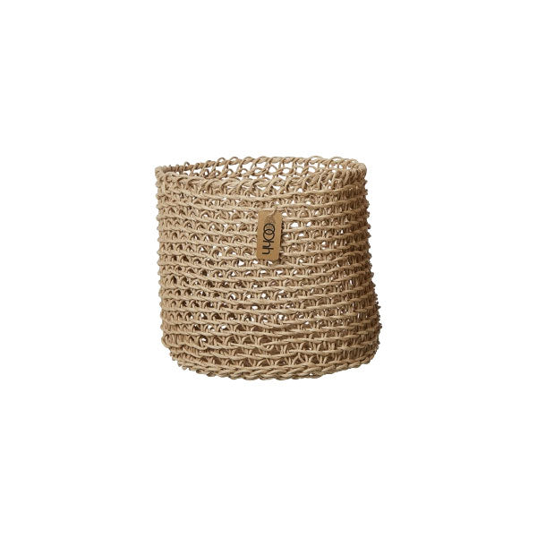 סלסלה Woven Paper Basket Natural (Small)