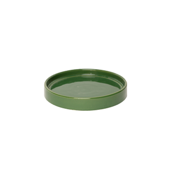 עציץ עם תחתית Flower Pot With Saucer Violet, Pink and Green