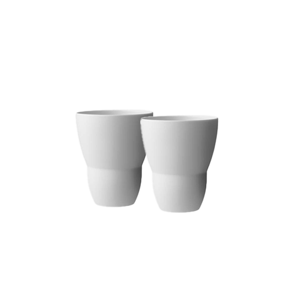 סט 2 ספלי תה Tea Cup White