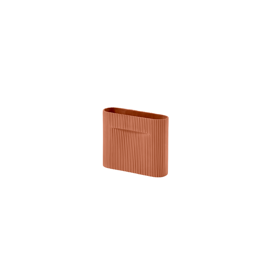 אגרטל Ridge Vase Terracotta (small)